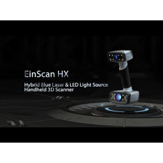 Industrial Grade 3D Scanner Einscan HX for Detail Scan Shiny Black Obj